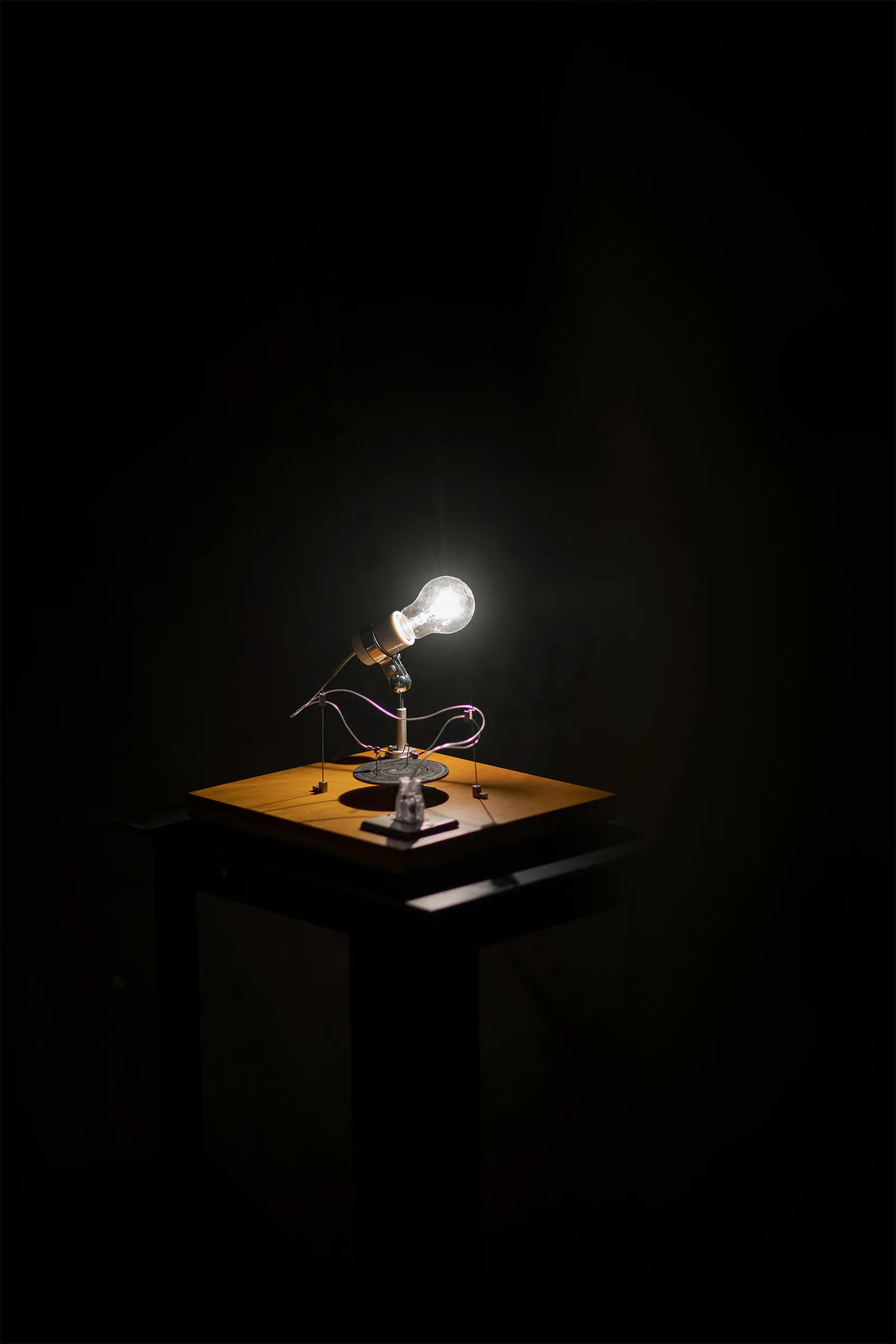 タムラサトル　開放的な接点　発電所にて電力を浪費する（入善町 下山芸術の森 発電所美術館）